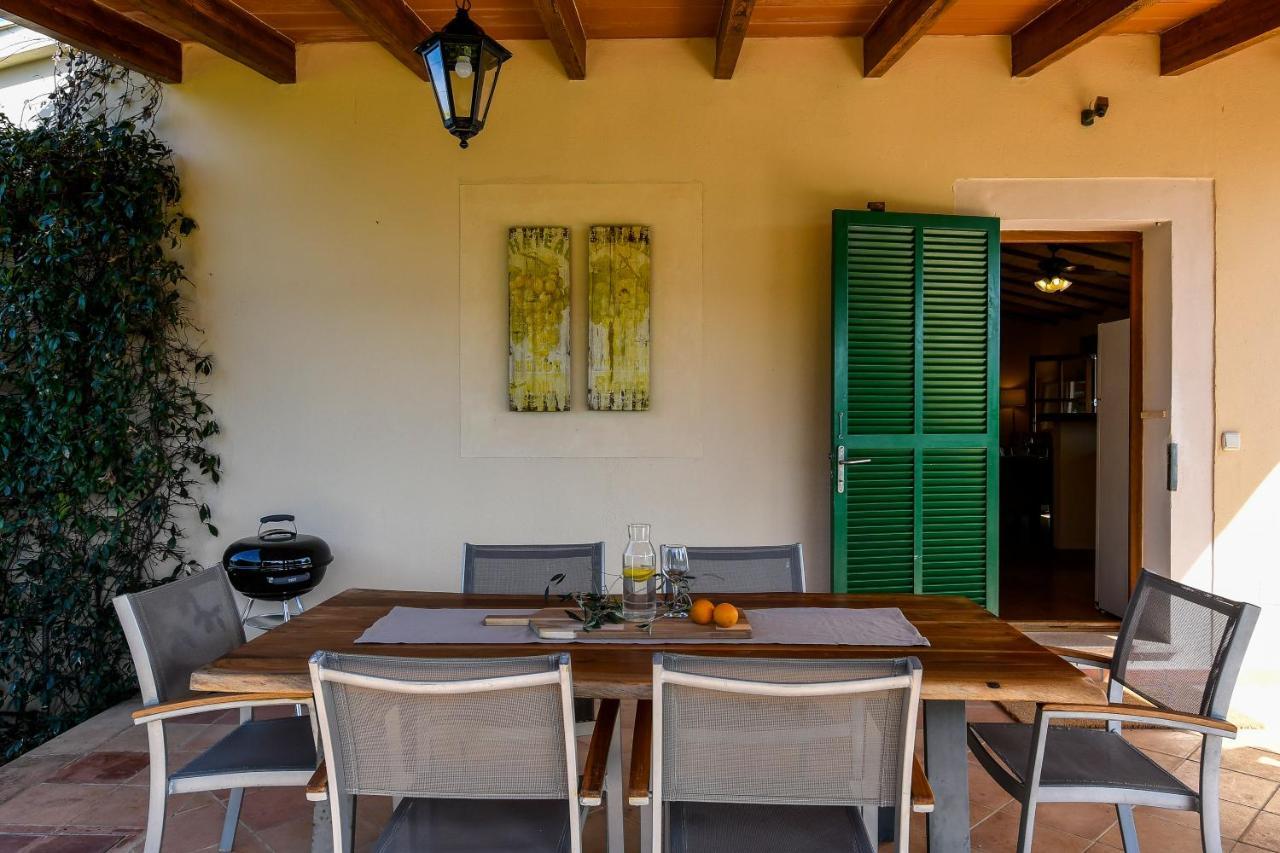 Moderne Finca Can Vicento - Heizung - Pizzaofen Porto Cristo Exterior foto