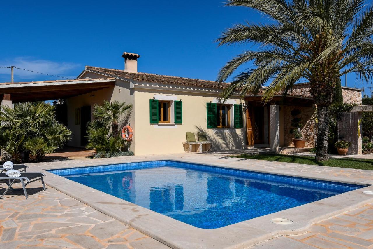 Moderne Finca Can Vicento - Heizung - Pizzaofen Porto Cristo Exterior foto