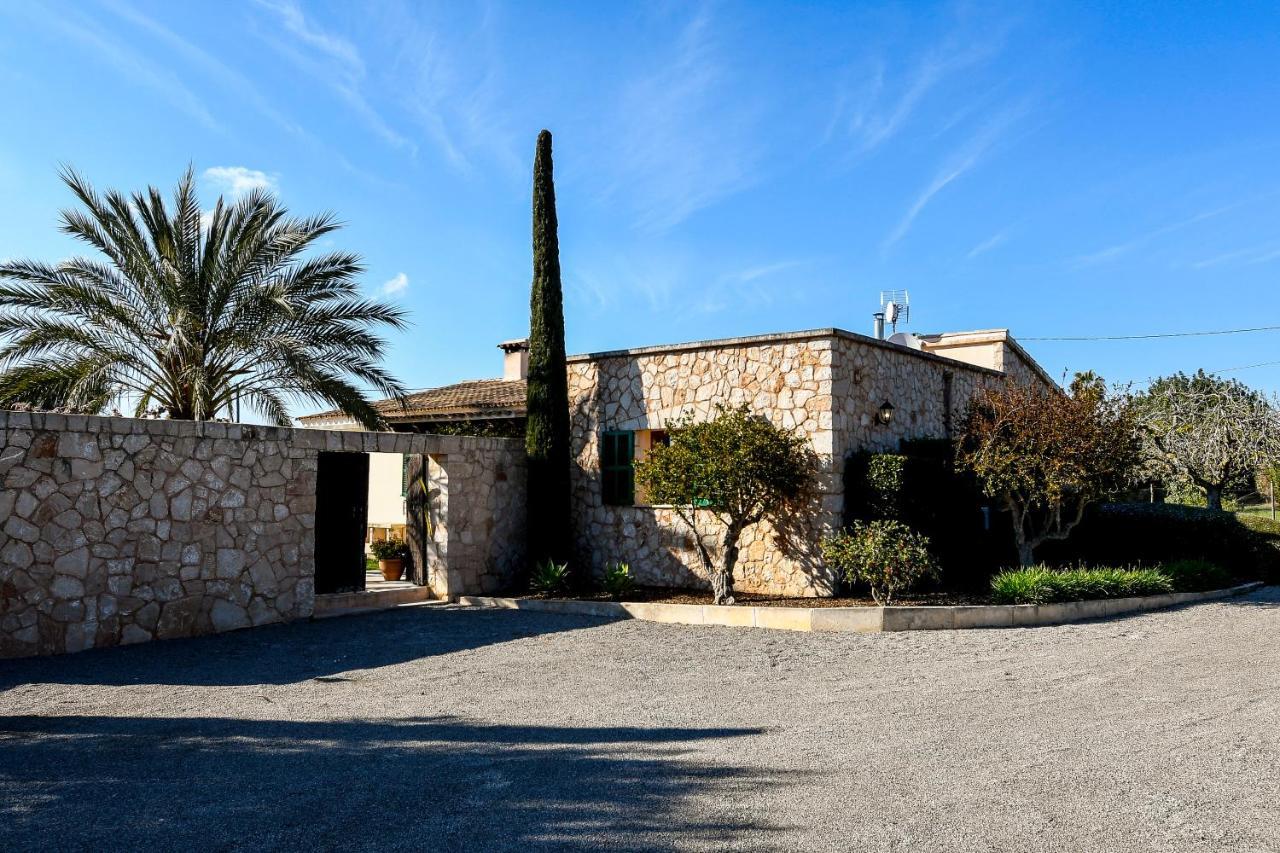 Moderne Finca Can Vicento - Heizung - Pizzaofen Porto Cristo Exterior foto