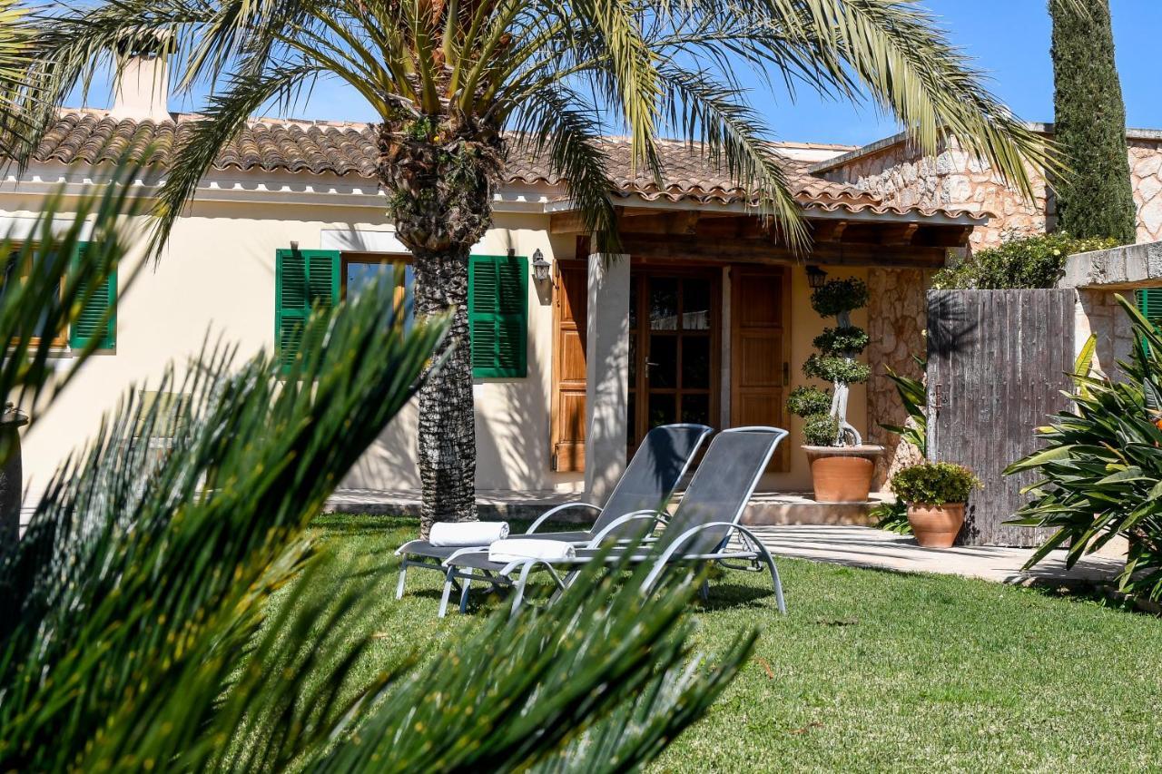 Moderne Finca Can Vicento - Heizung - Pizzaofen Porto Cristo Exterior foto
