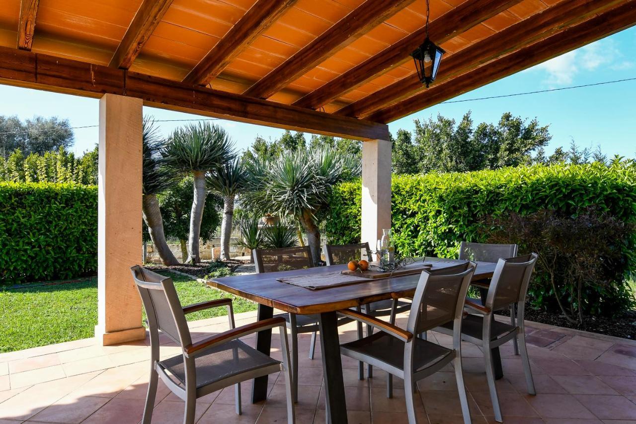 Moderne Finca Can Vicento - Heizung - Pizzaofen Porto Cristo Exterior foto
