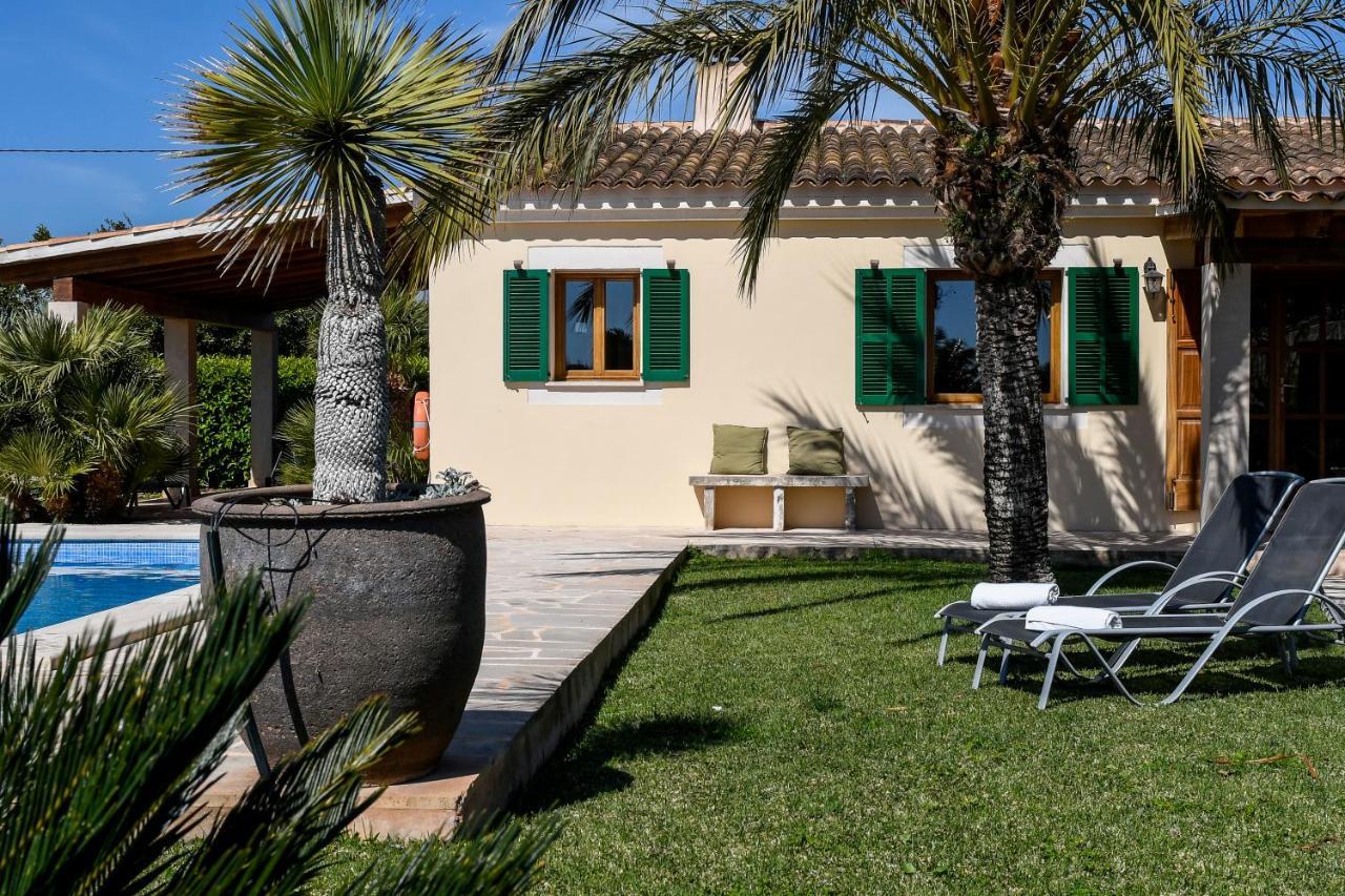 Moderne Finca Can Vicento - Heizung - Pizzaofen Porto Cristo Exterior foto